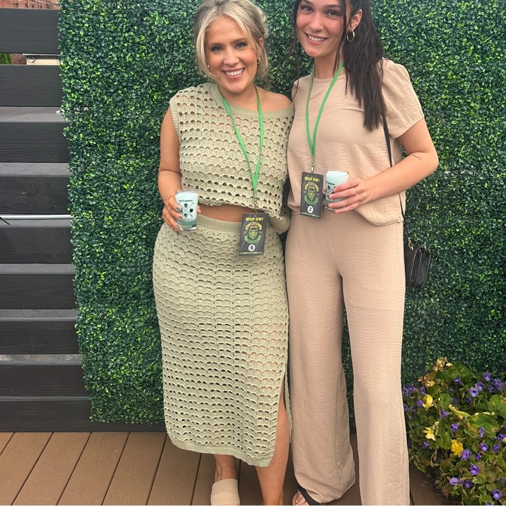 Green two piece set